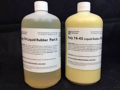 Polytek 74-55 Polyurethane Liquid Mold Rubber-100 lb Kit - Chemical Concepts