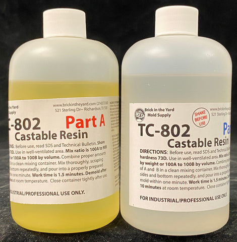 TC-802 FAST Casting Resin Fast Set - All Kit Sizes – brickintheyard